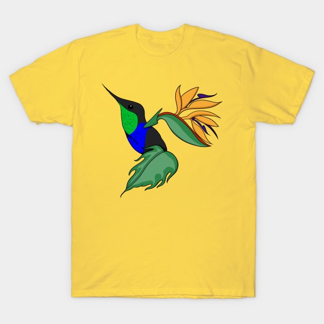 Bird of Paradise T-Shirt by ShadowCas